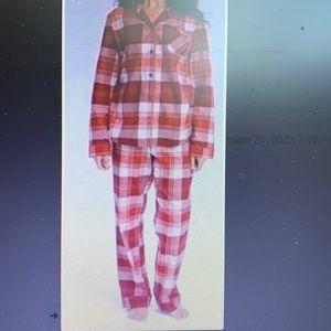 Hearth &Hand Magnolia Red Plaid Pajama Set